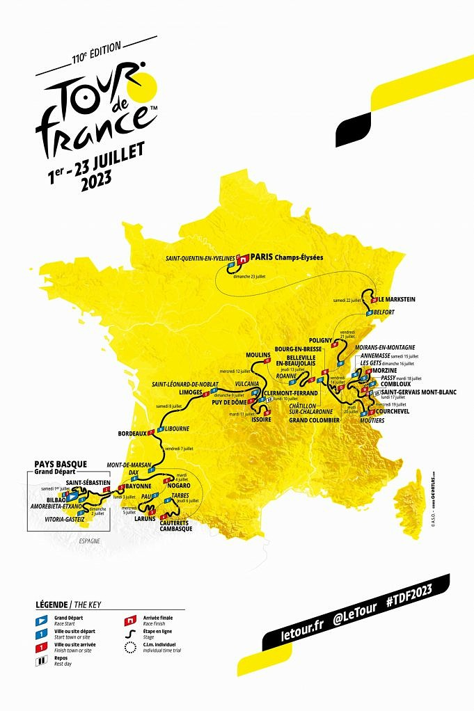Route Der Tour De France Wird Bekannt Gegeben